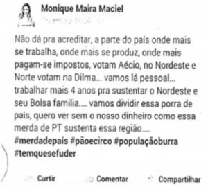 pro-300x270 TRF mantém condenação de professora de MT por incitar ódio contra nordestinos